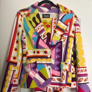 Vintage Dolce and Gabbana Colorful Suit